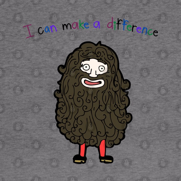 I Can Make A Difference Hairy Man Thing by AlmostMaybeNever